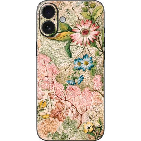 Marbled Paper by William Kilburn iPhone 16 Plus Skin